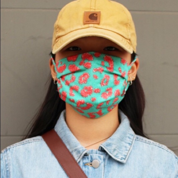 Accessories - MADE IN USA, Leopard Print Face Mask
